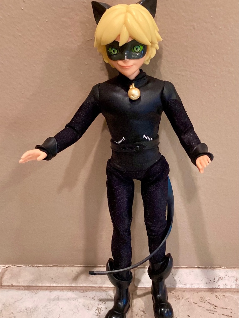 Miraculous Cat Noir 11” Poseable Action Hero Figure Zagtoon Playmate Toys 2020